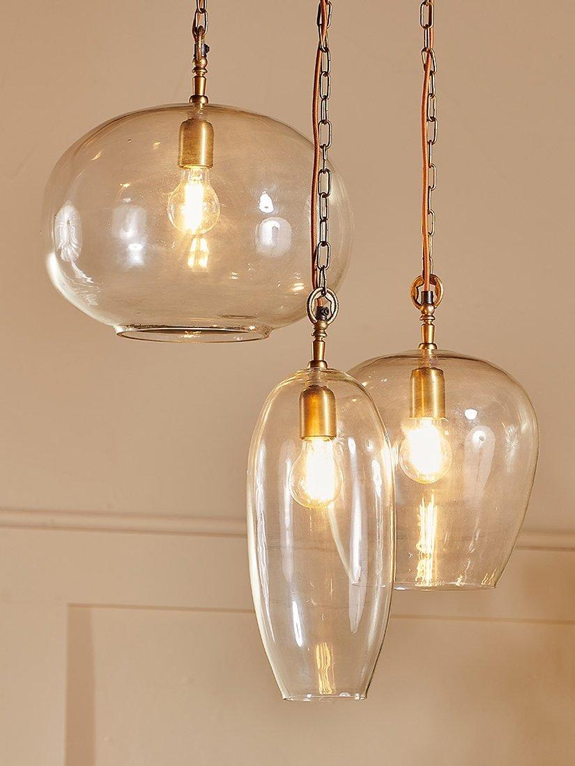 nkuku Otoro cluster pendant light clear - British product