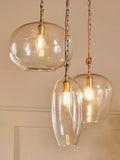 nkuku Otoro cluster pendant light clear - British product