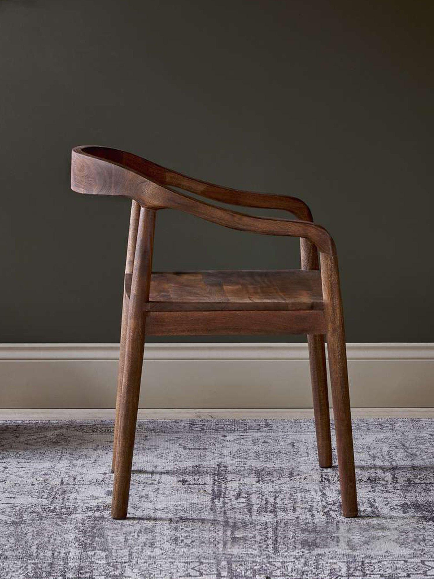 nkuku Anbu acacia dining chair, UK version
