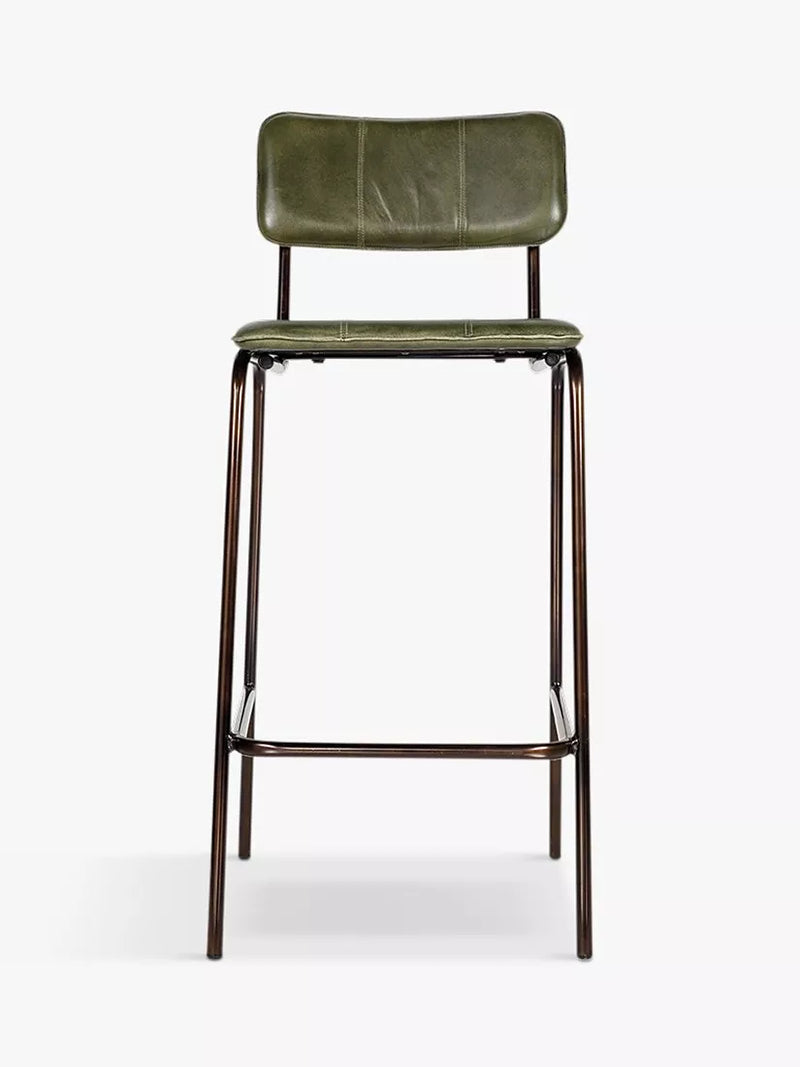 nkuku Ukari leather counter chair, imported from the UK