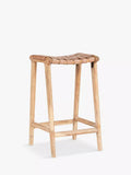 nkuku Adembi Goat Leather Counter Stool (British brand)