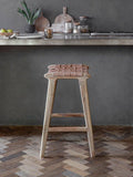 nkuku Adembi Goat Leather Counter Stool (British brand)
