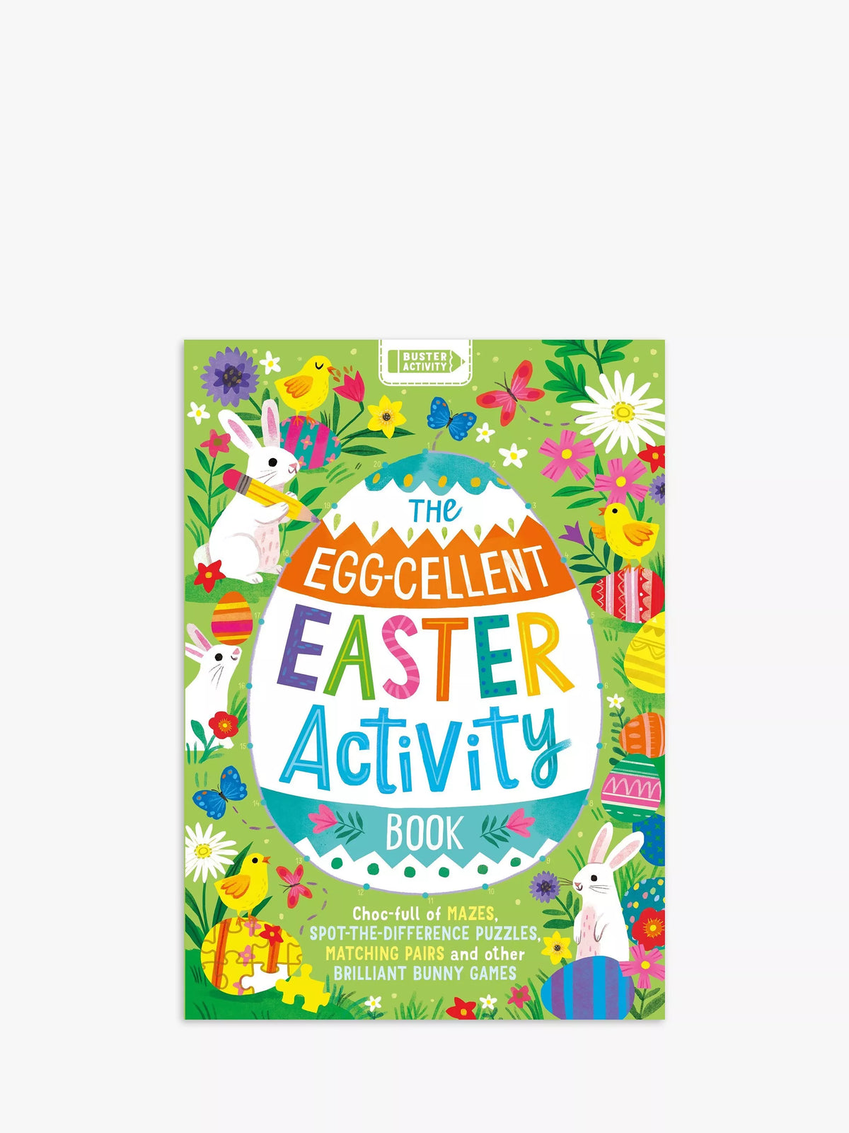 Oster-Aktivitätenbuch für Kinder, 64 Seiten, Taschenbuch – Britisches Produkt