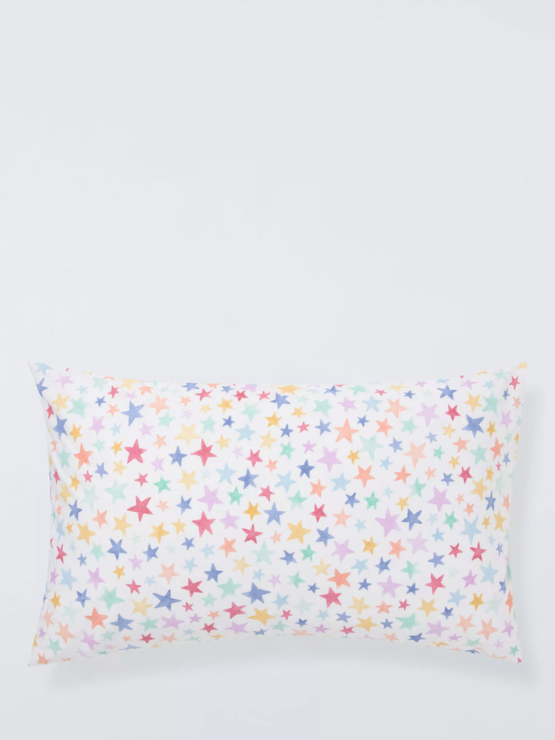 John Lewis kids rainbow star duvet set single (British brand)