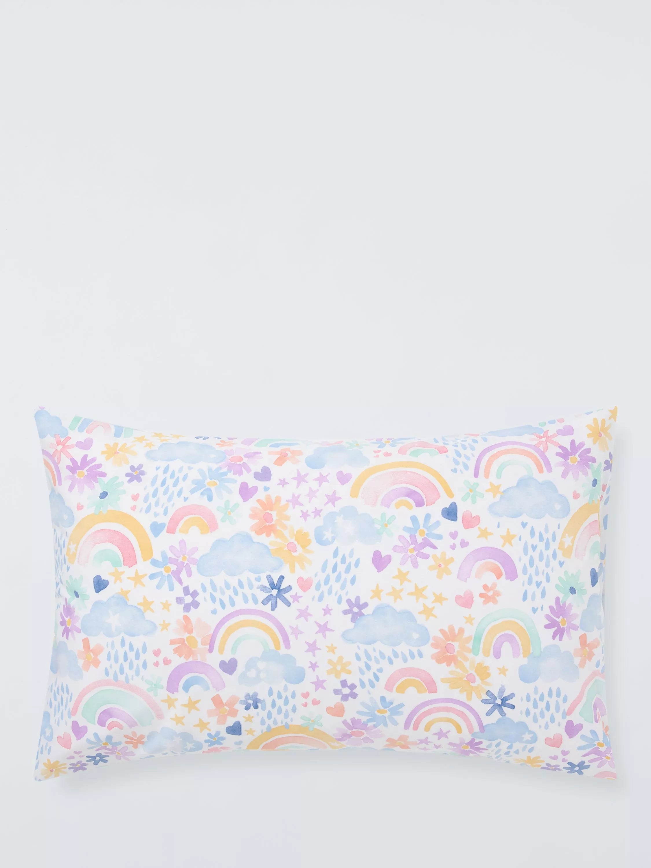 John Lewis kids rainbow star duvet set single (British brand)