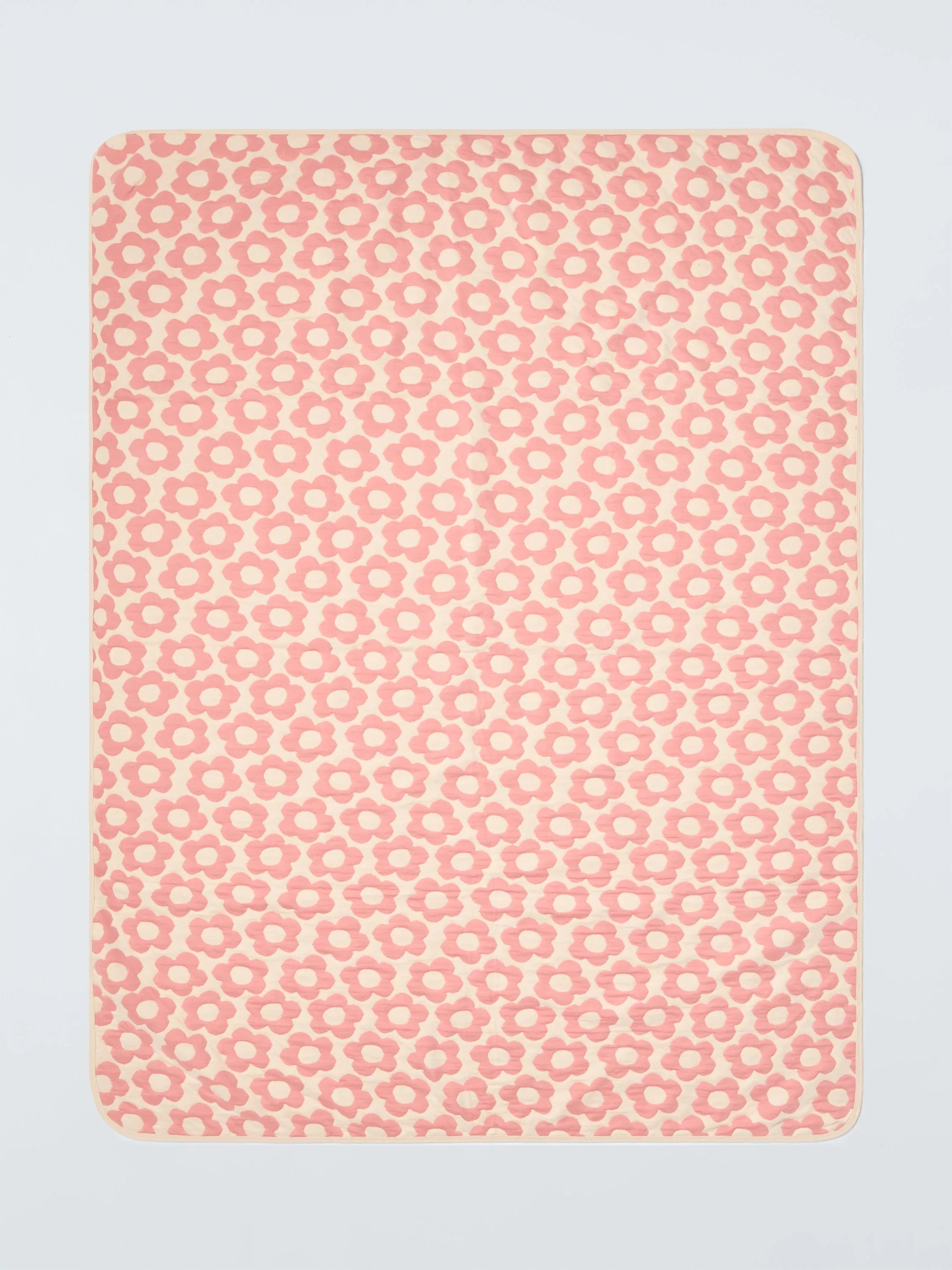 John Lewis kids floral quilted blanket small single (British brand)