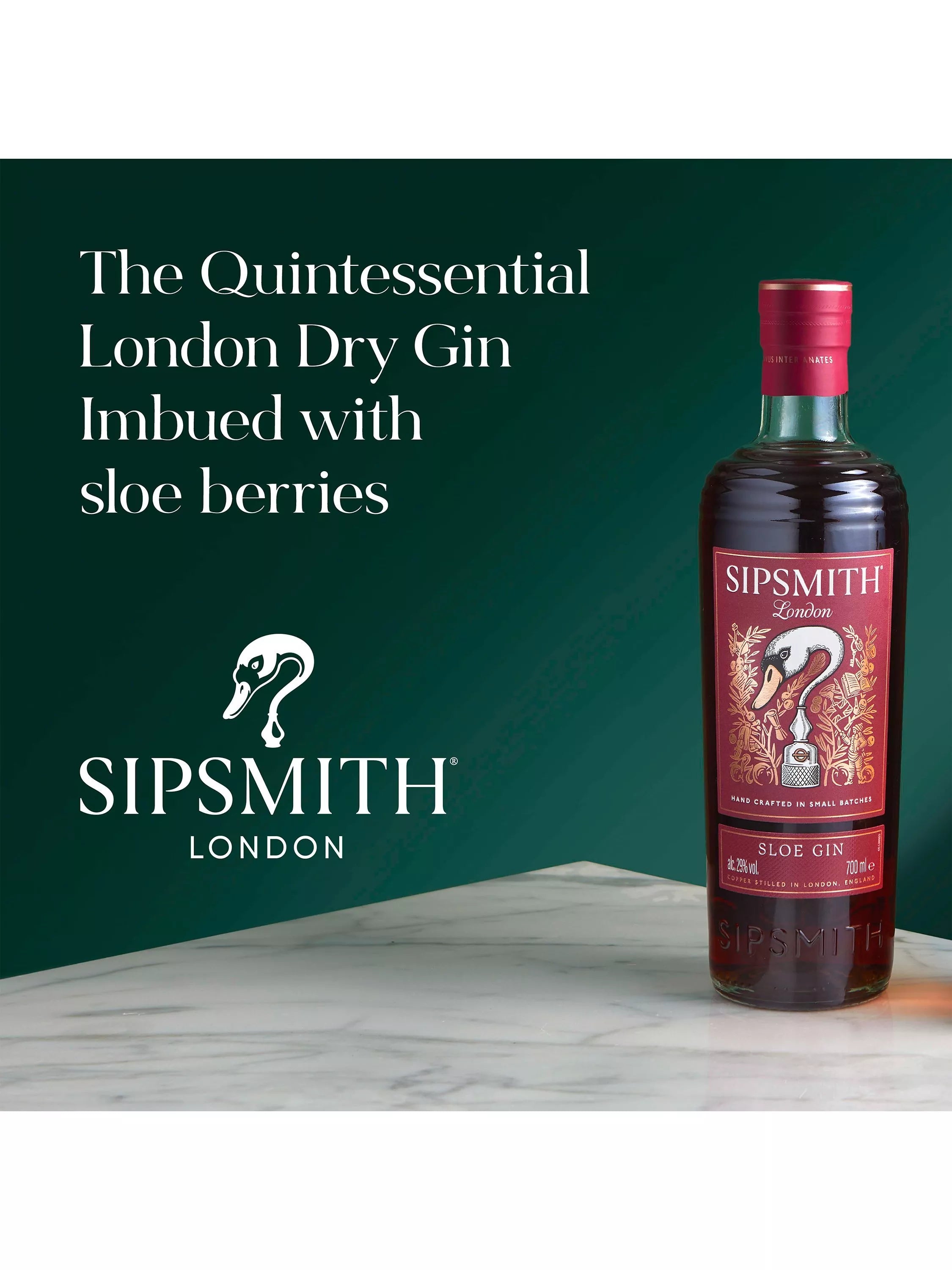 Sipsmith sloe gin 70cl (British brand)