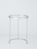 John Lewis Savoy nest of 2 glass tables (British brand)