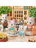 Sylvanian Families Latte Cat Family doll set, UK version