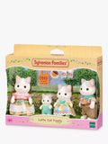 Sylvanian Families Latte Cat Family doll set, UK version