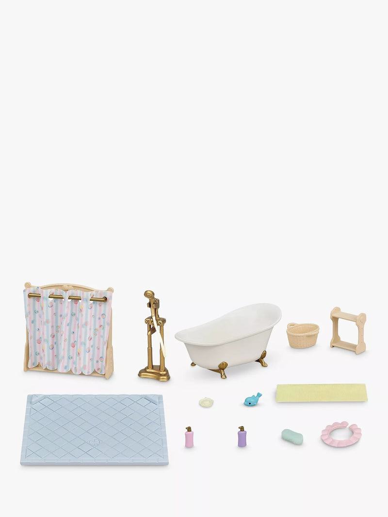 Sylvanian Families bath and shower set toy furniture (British brand)