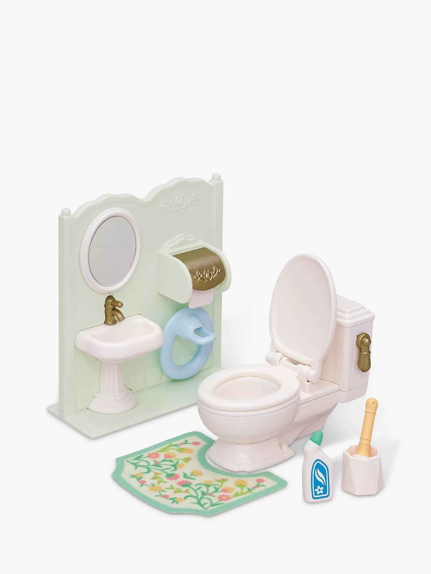 Sylvanian Families Toilet Set playset with accessories (British brand)