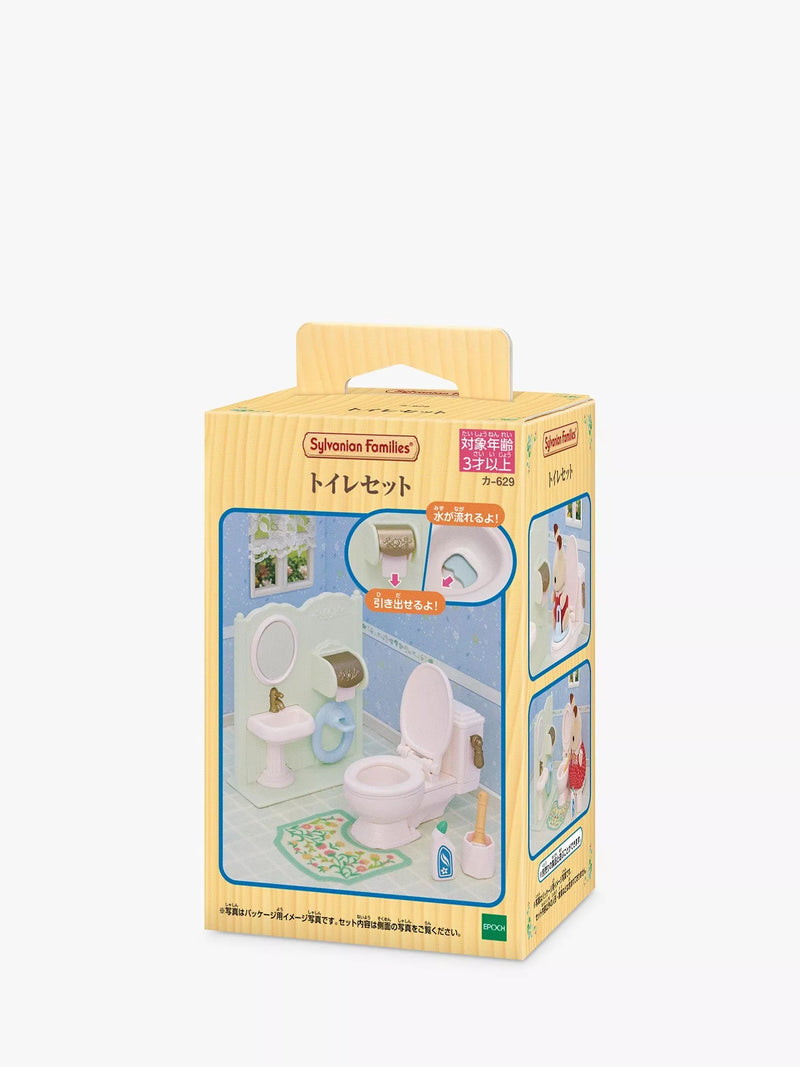 Sylvanian Families Toilet Set playset with accessories (British brand)