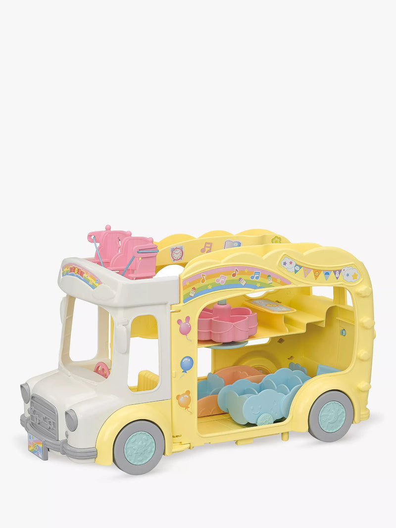 Sylvanian Families Rainbow Fun Nursery Bus - British product