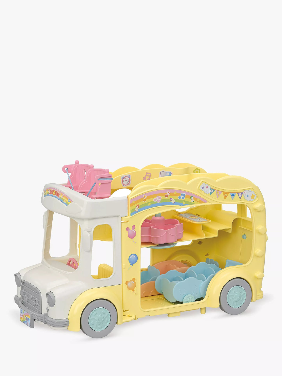Sylvanian Families Rainbow Fun Nursery Bus - British product