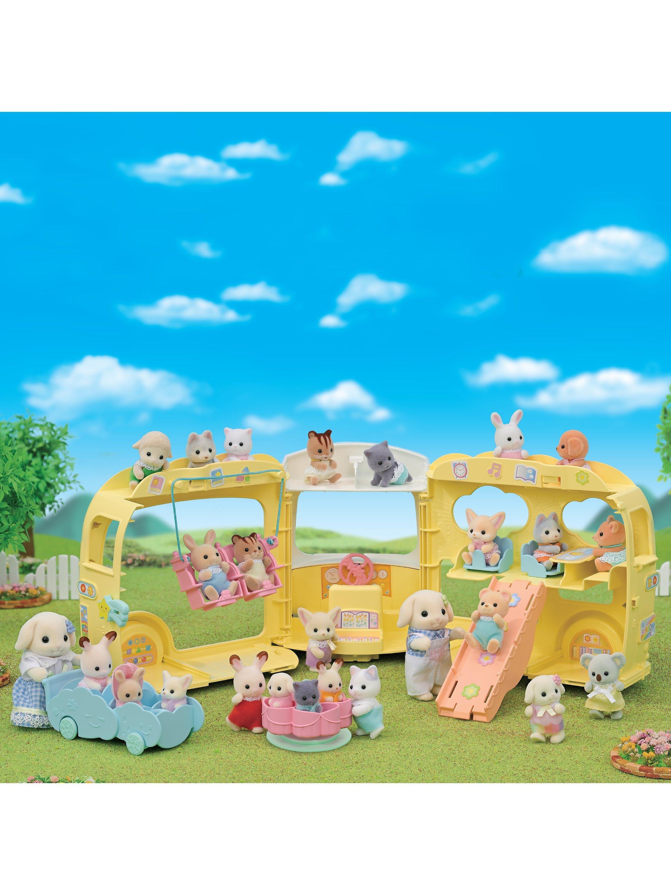Sylvanian Families Rainbow Fun Nursery Bus - British product