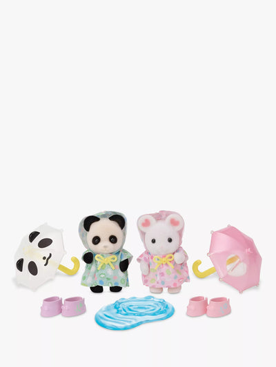 John Lewis Sylvanian Families Nursery Friends Rainy Day Duo Action Figures- Buy online at McGrocer