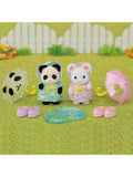 Sylvanian Families Rainy Day Duo baby figures imported from the UK