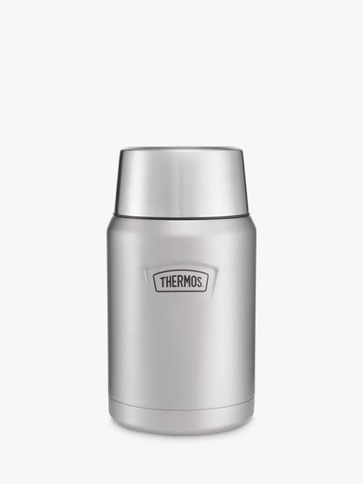 John Lewis Thermos Icon Series Insulated Stainless Steel Food Flask, 710ml- Buy online at McGrocer