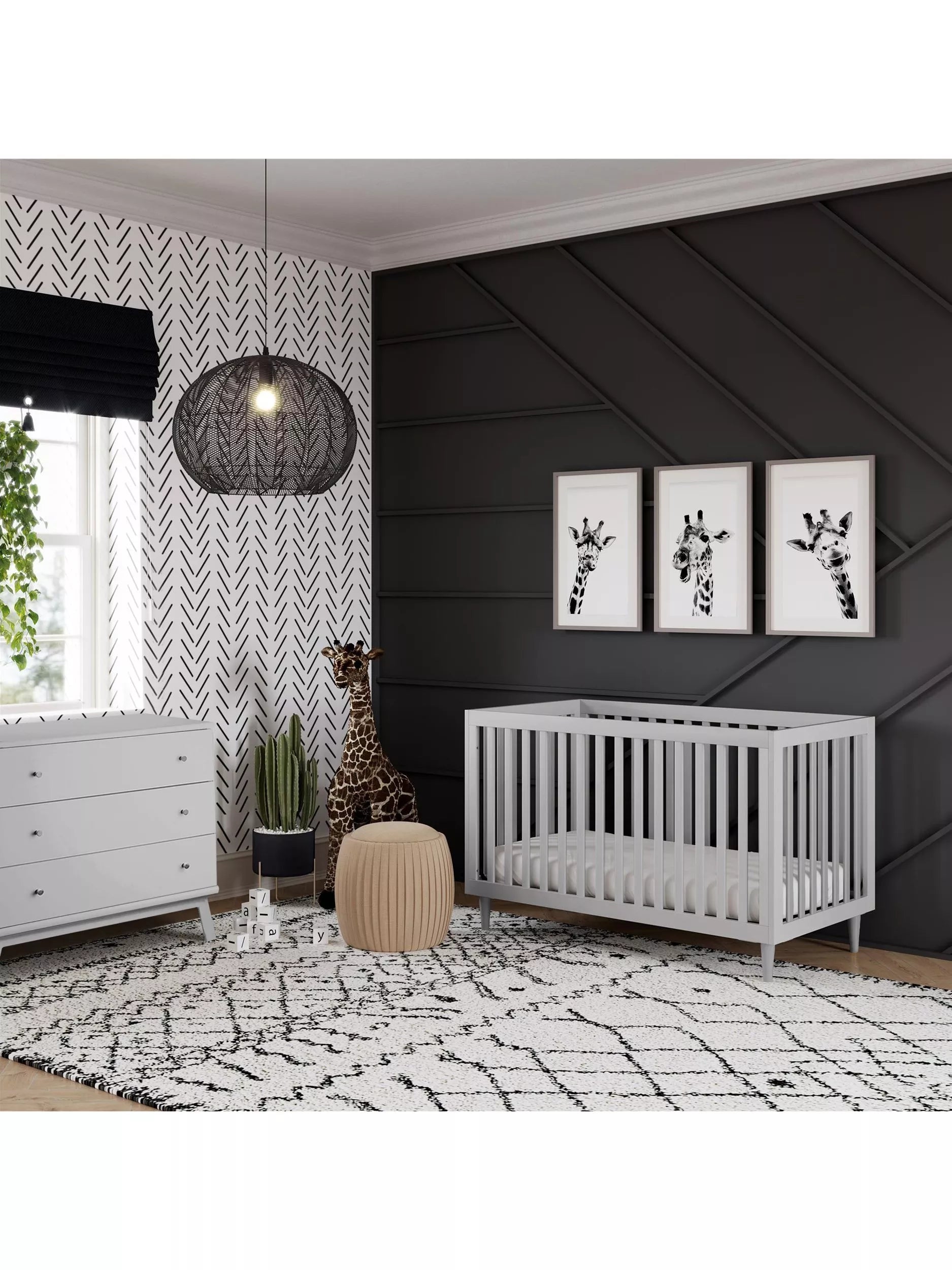 Little Seeds Rowan Valley Flint 3-in-1 Convertible Cotbed