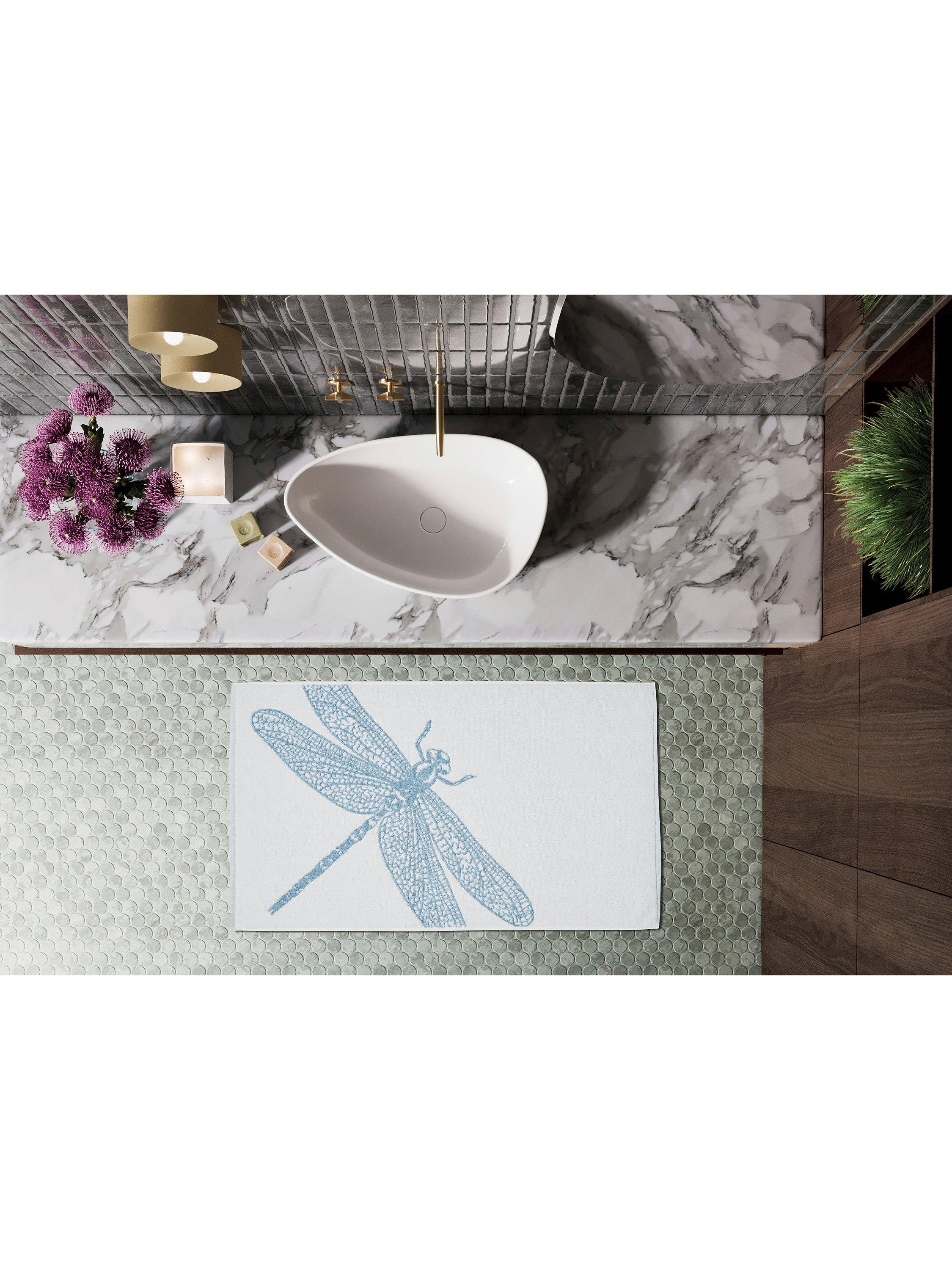 Ted Baker Dragonfly cotton bath mat 50x90cm (British brand)