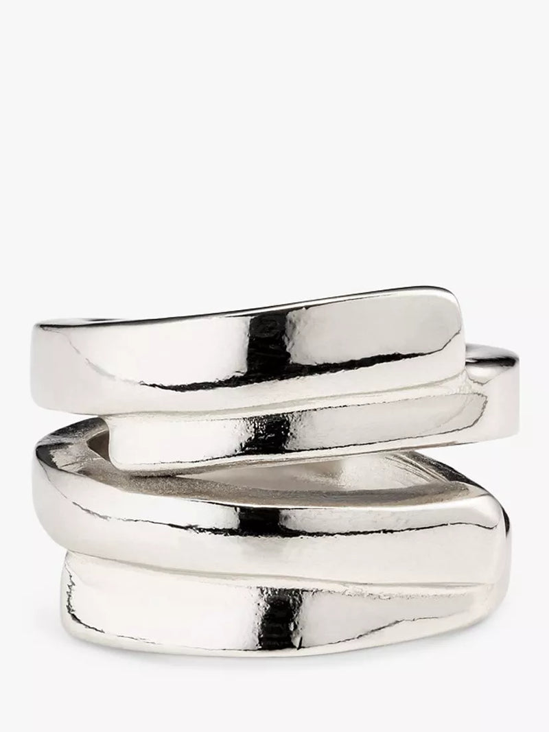 UNOde50 chunky wrap ring gold plated - British product