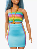 Barbie Fashionistas Rainbow Doll - British product