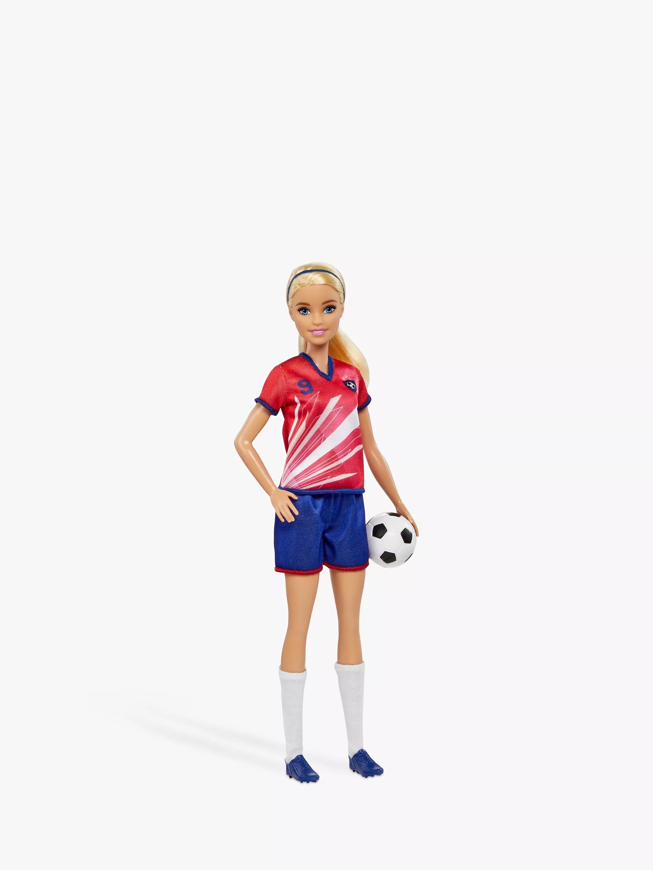 Barbie footballer doll - British product