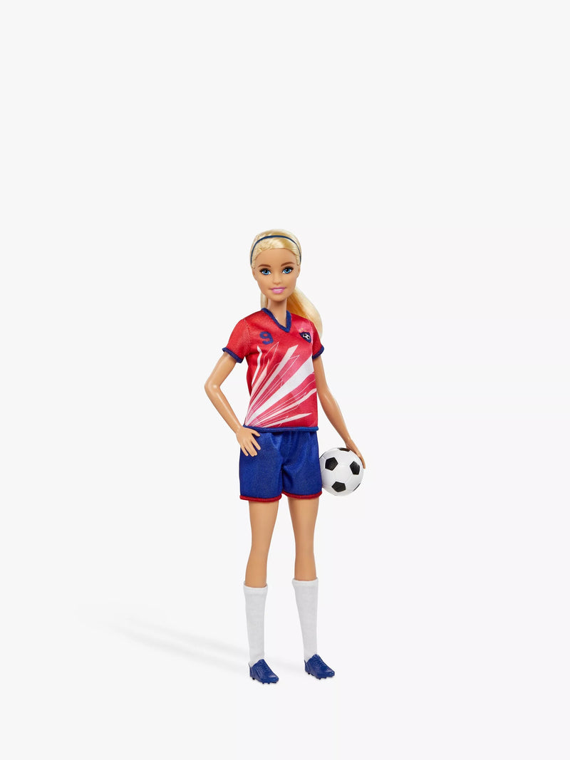 Barbie footballer doll - British product