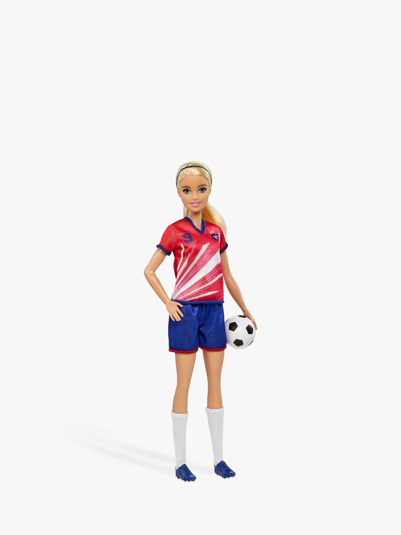 Barbie footballer doll - British product