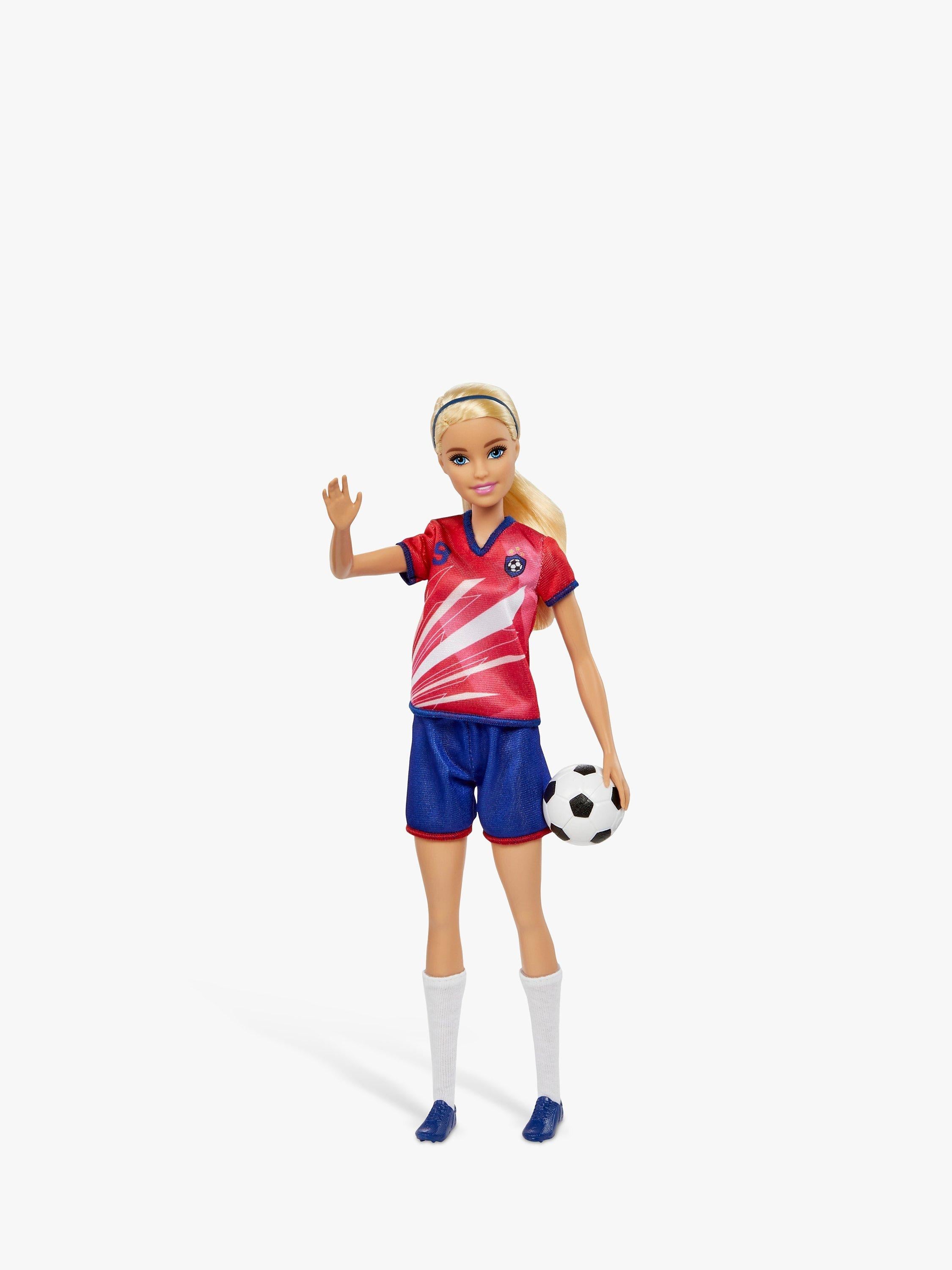 Barbie footballer doll - British product