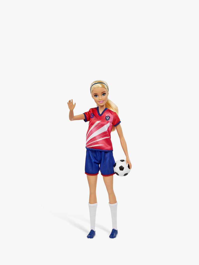 Barbie footballer doll - British product