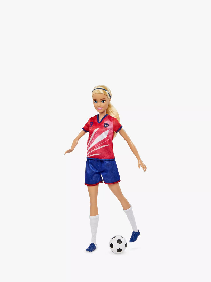 Barbie footballer doll - British product