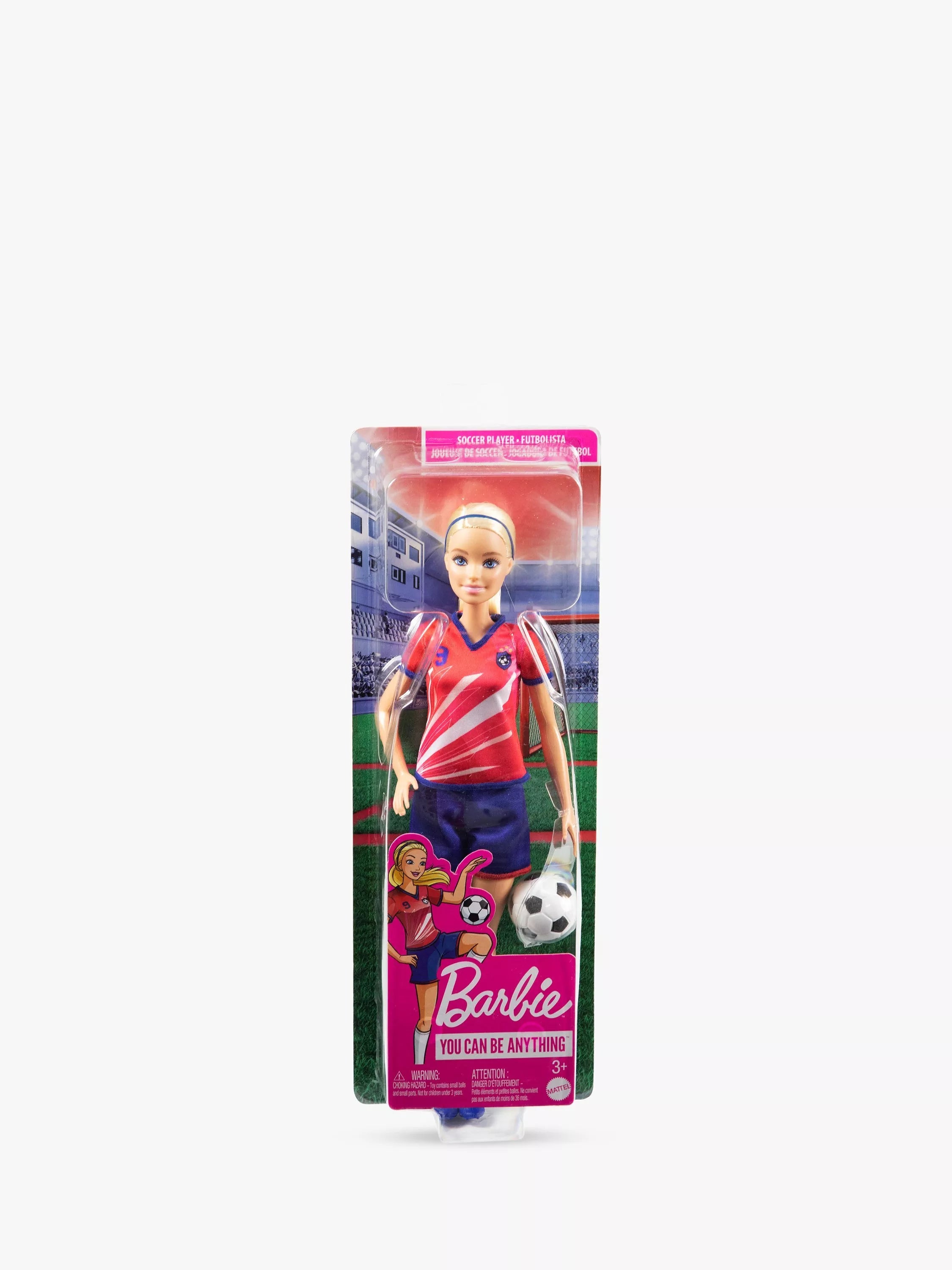 Barbie footballer doll - British product