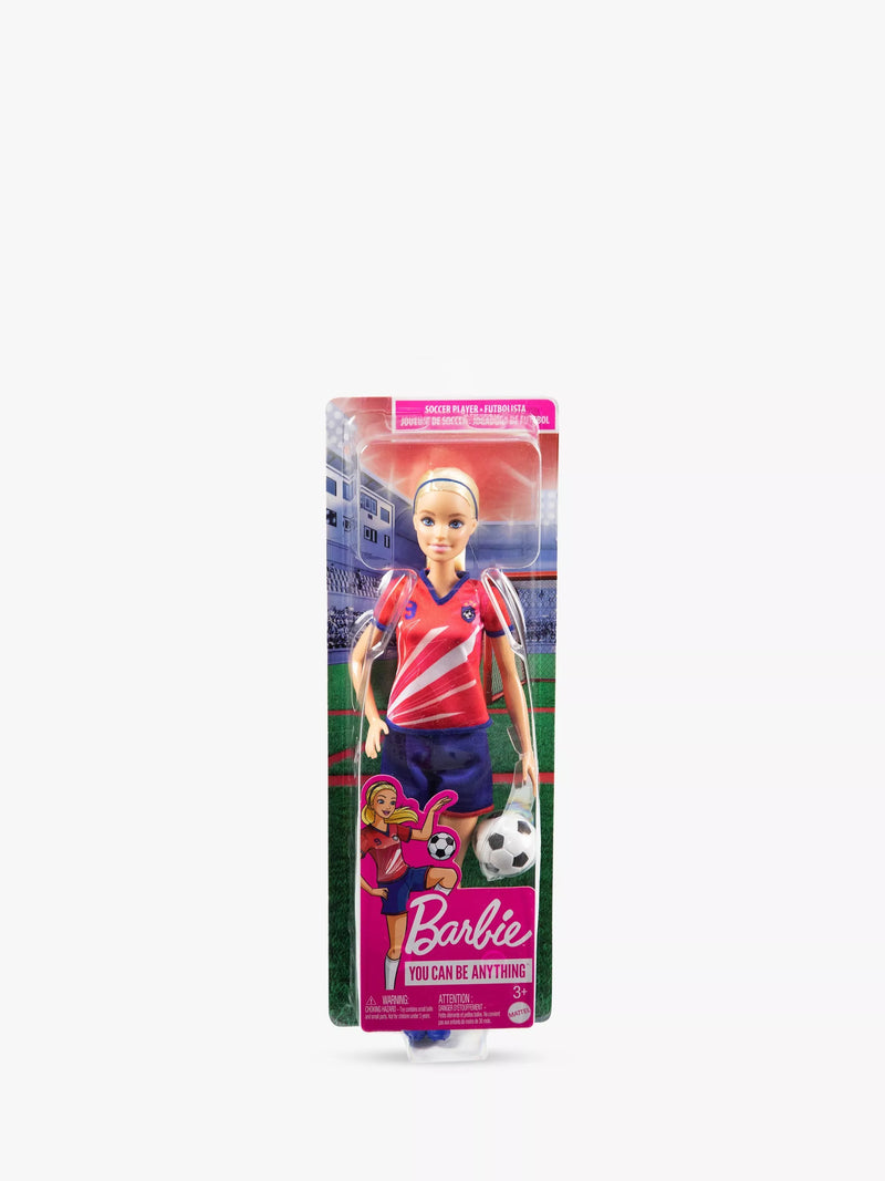 Barbie footballer doll - British product