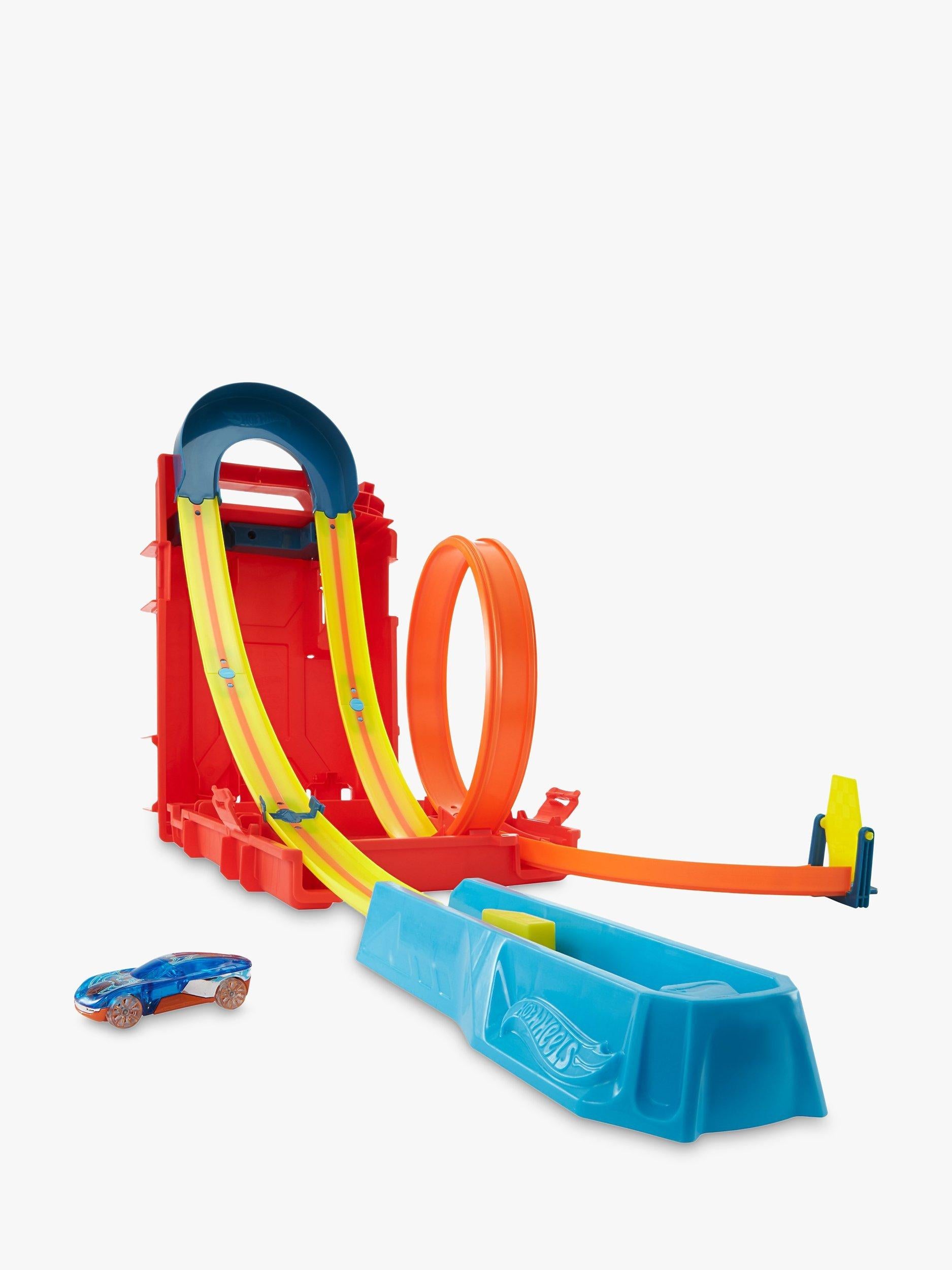 Hot Wheels Fuel Can Stunt Box playset, imported from the UK