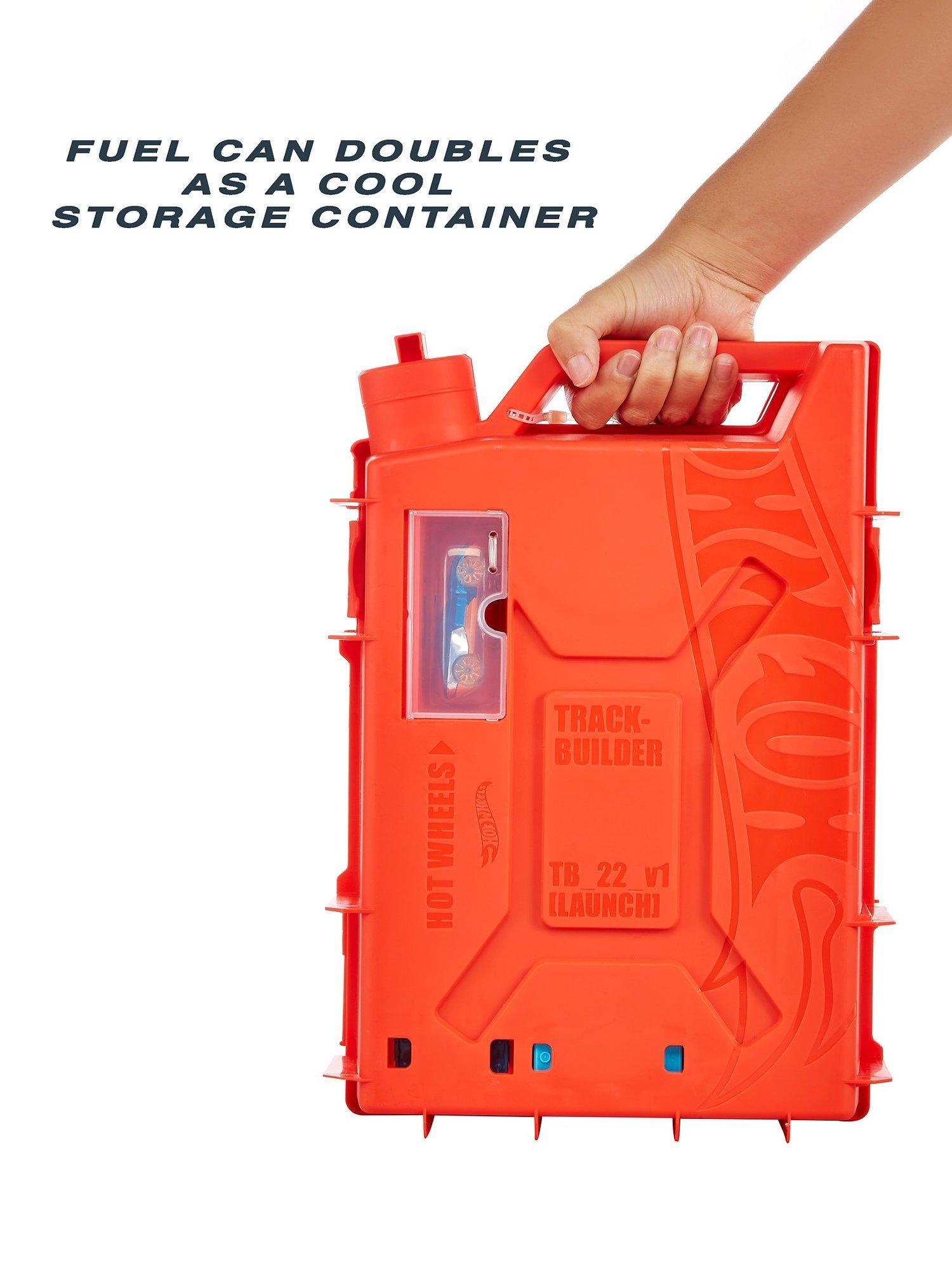 Hot Wheels Fuel Can Stunt Box playset, imported from the UK
