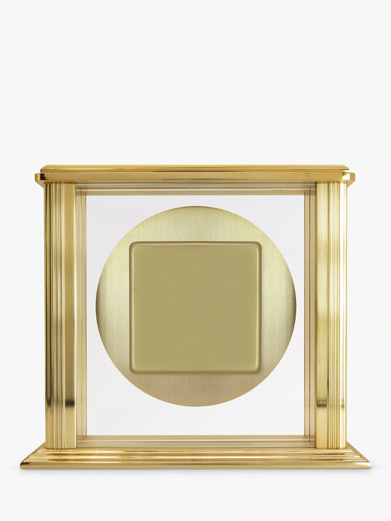 Acctim Roman numeral mantel clock brass effect, UK version