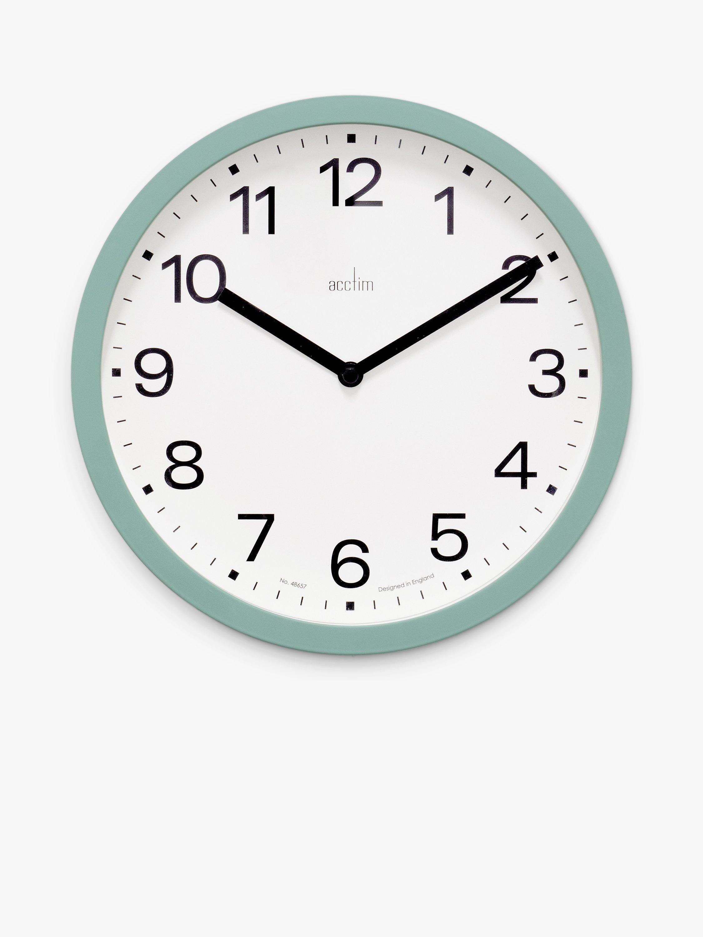 Acctim Renhold analogue wall clock 25cm - British product