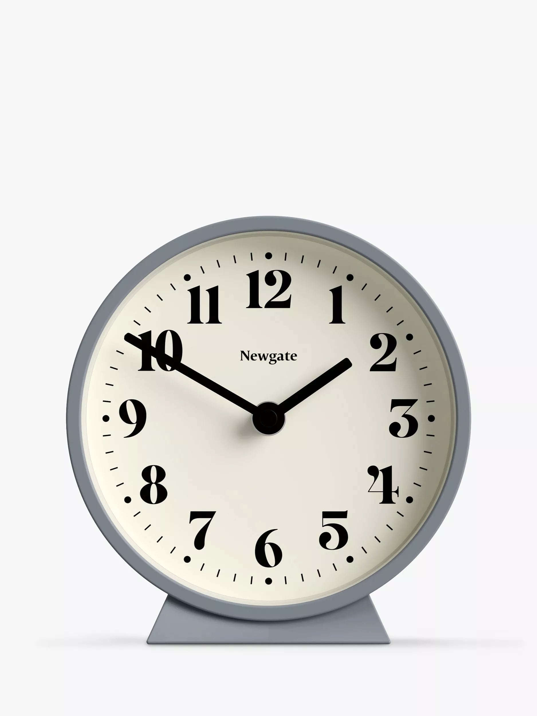 Newgate Clocks Theatre Silent Sweep Analogue Mantel Clock, French Navy