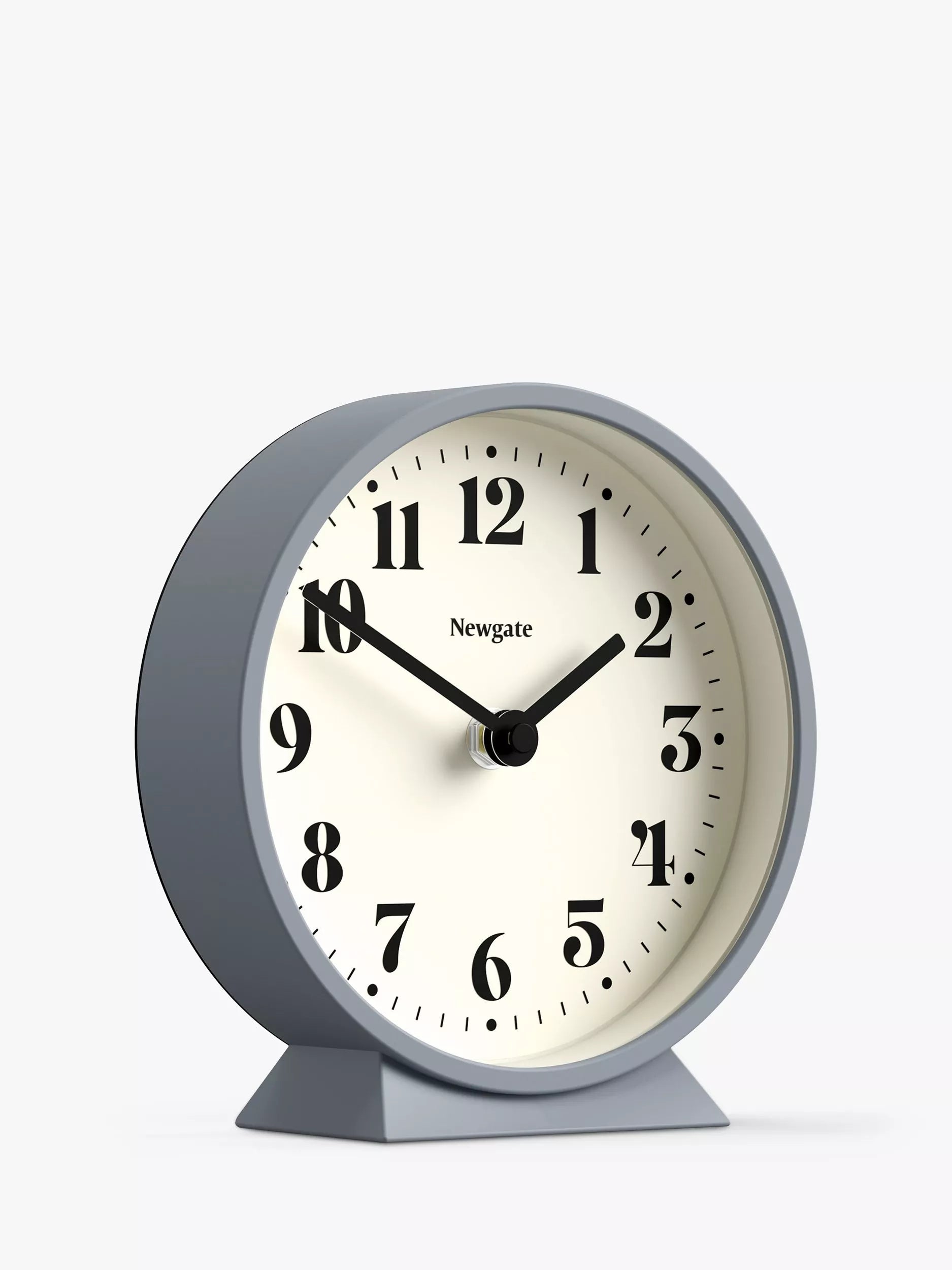 Newgate mantel clock silent sweep theatre dial, UK version