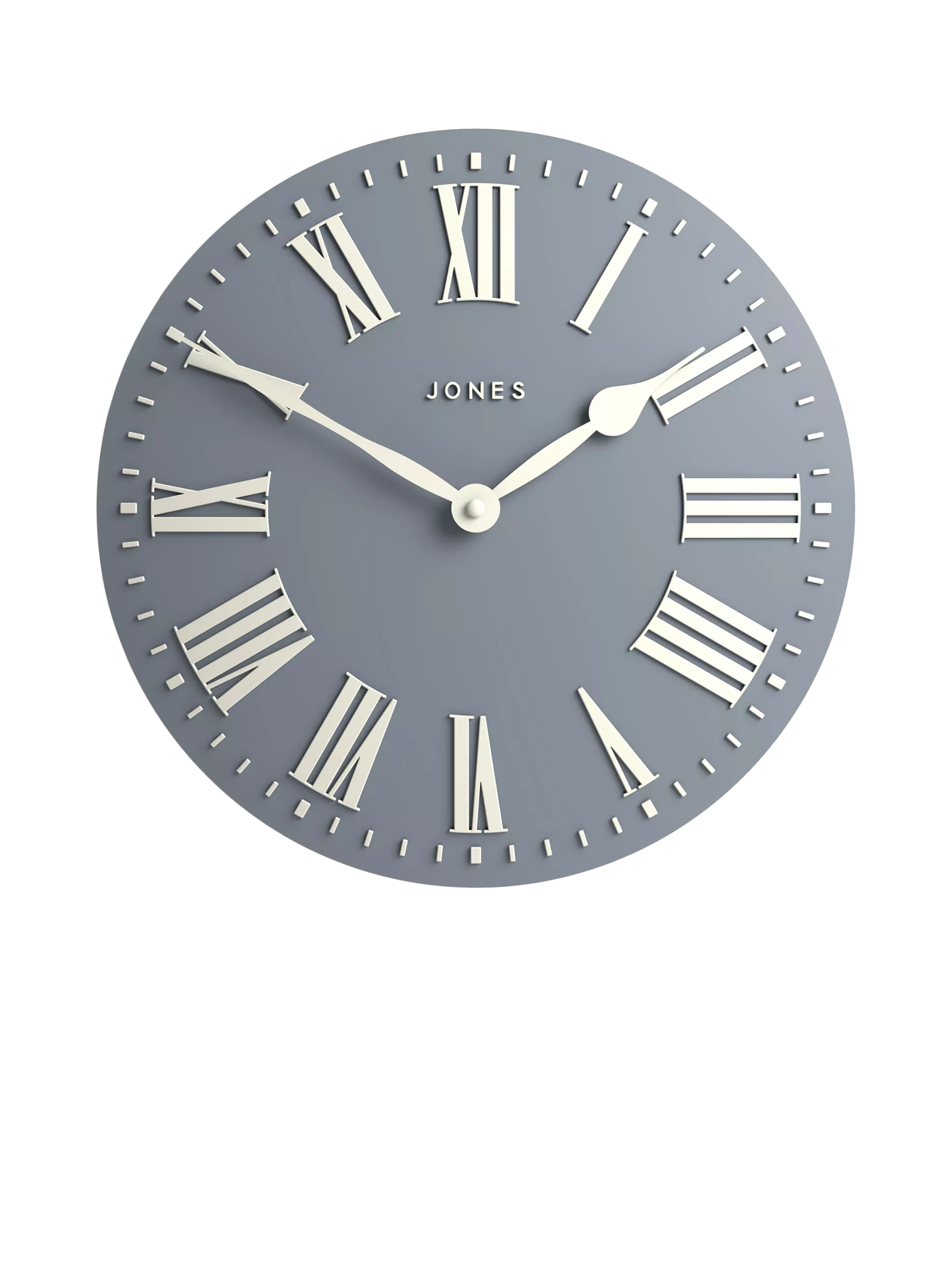 Jones Clocks Strand römische Ziffern Wanduhr 30cm, importiert aus Großbritannien