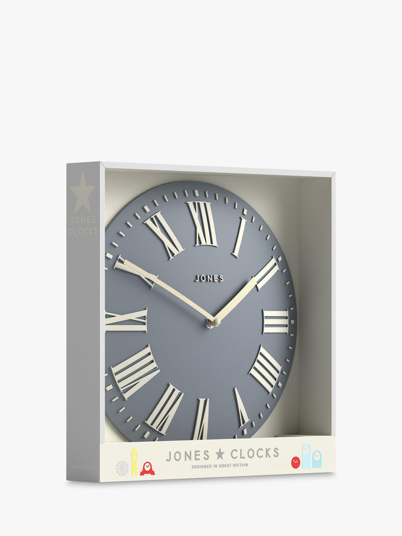 Jones Clocks Strand römische Ziffern Wanduhr 30cm, importiert aus Großbritannien