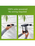 Philips Camill solar powered outdoor wall light black (British brand)