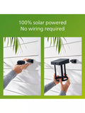 Philips Camill solar powered outdoor wall light black (British brand)