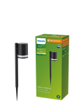 Philips Fyce solar garden spot light black, imported from the UK
