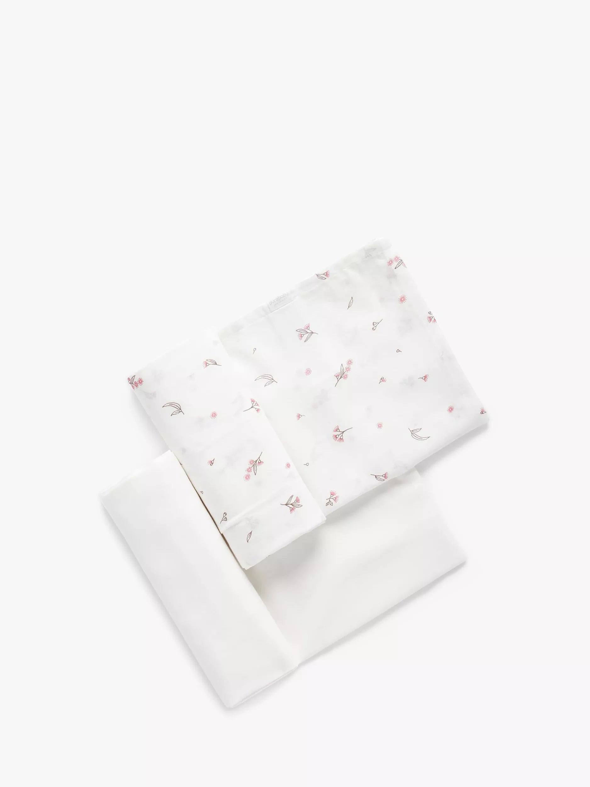 Purebaby organic cotton muslin wraps pack of 2 vanilla blossom - British product