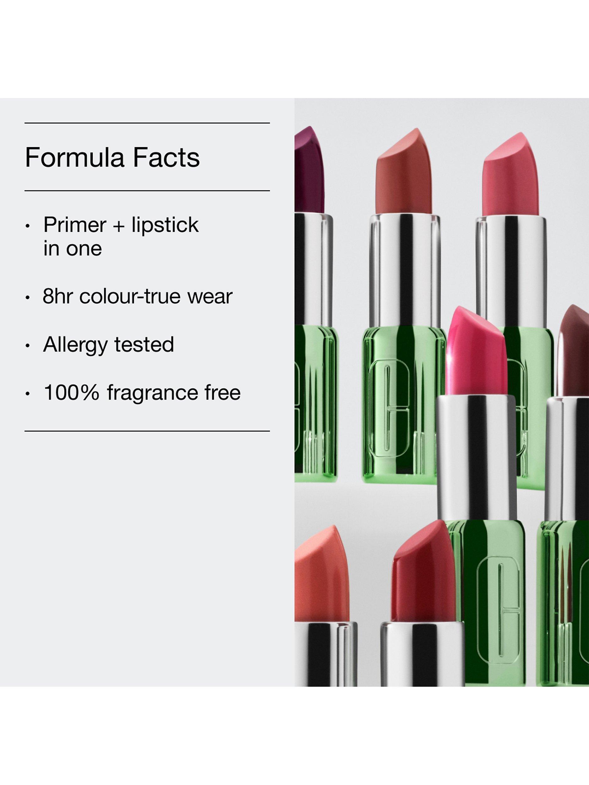Clinique Pop Longwear Lipstick Satin 3.9g, imported from the UK