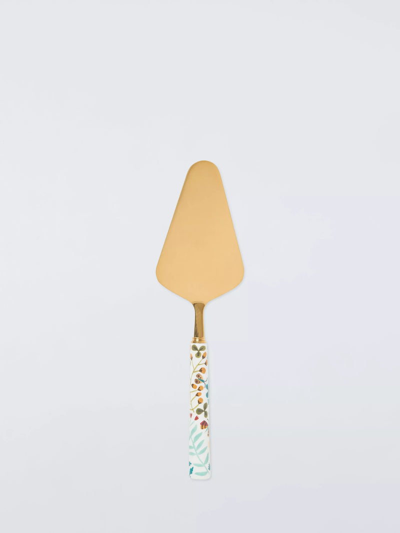 John Lewis Ulla Floral cake slice with gold finish - British product