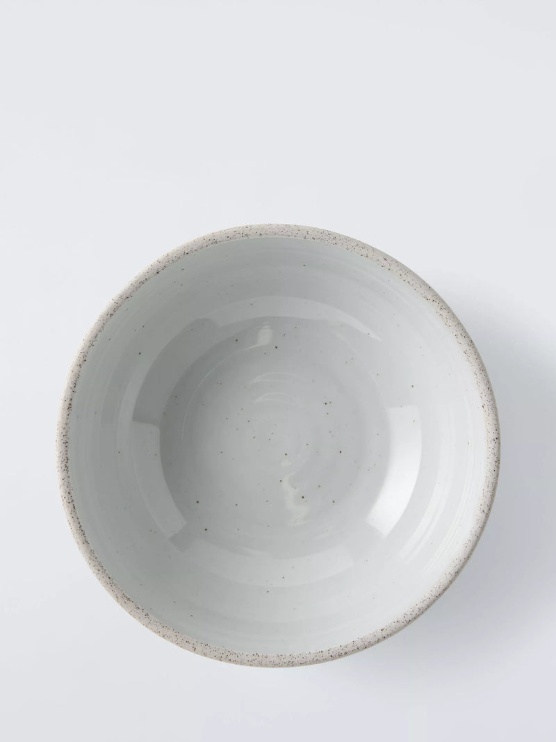 John Lewis cereal bowl speckle glaze grey 16cm - British product